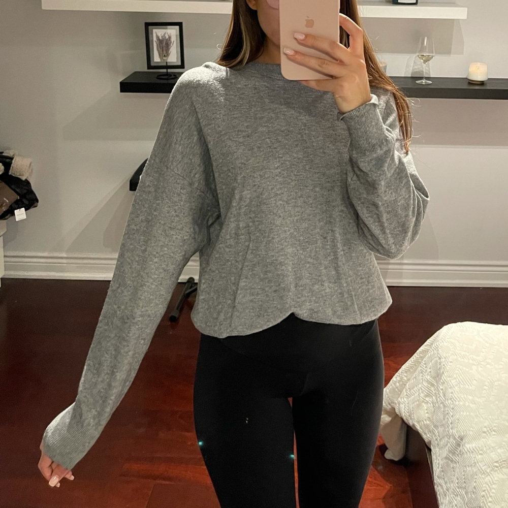 Comfy grey sweater